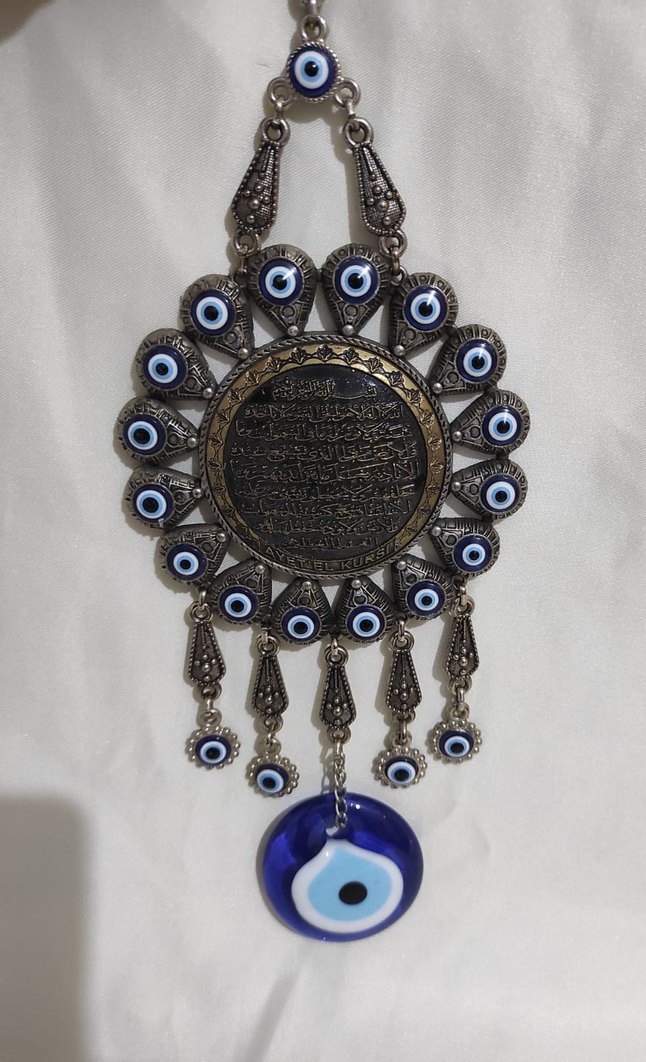 Boncuklu Mavi Nazar Boncuğu Kadın Charm - Görsel 2