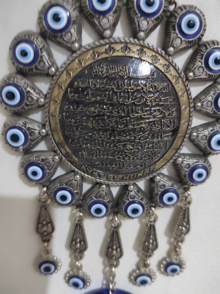 Boncuklu Mavi Nazar Boncuğu Kadın Charm - Görsel 3