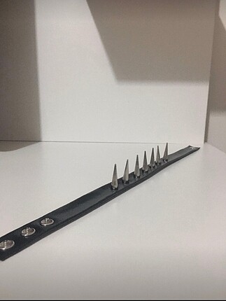 Beden Gothic uzun dikenli deri chocker