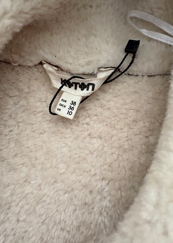 Düğmeli Kahverengi Süet Kadın Ceket - Görsel 2