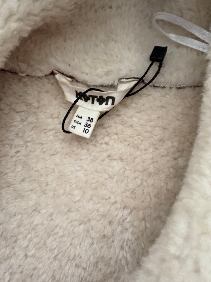 Düğmeli Kahverengi Süet Kadın Ceket - Görsel 2