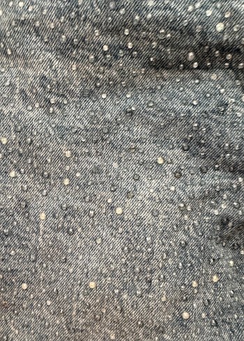 MNG Kadın Mavi Tie-Dye Düğmeli Jean - Görsel 3