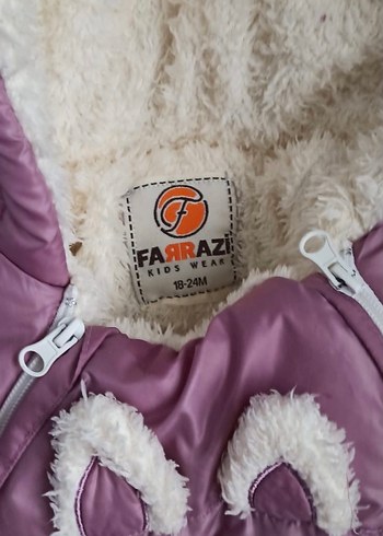 Pembe Kürklü Bebek Kız  astronot Tulumu - Görsel 2