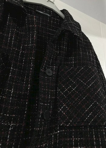 Siyah Düğmeli  Kadın Gömlek - Görsel 2