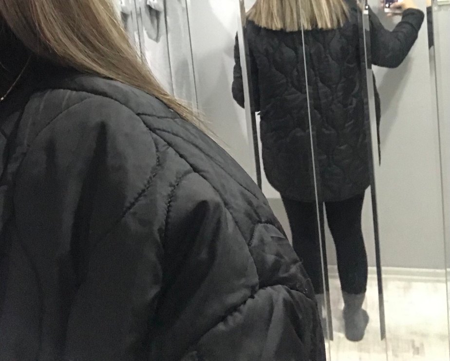 Siyah Düğmeli Midi Kadın Ceket - Görsel 2