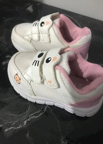 Renkli Baskılı Kız Çocuk Spor Ayakkabı - Görsel 4