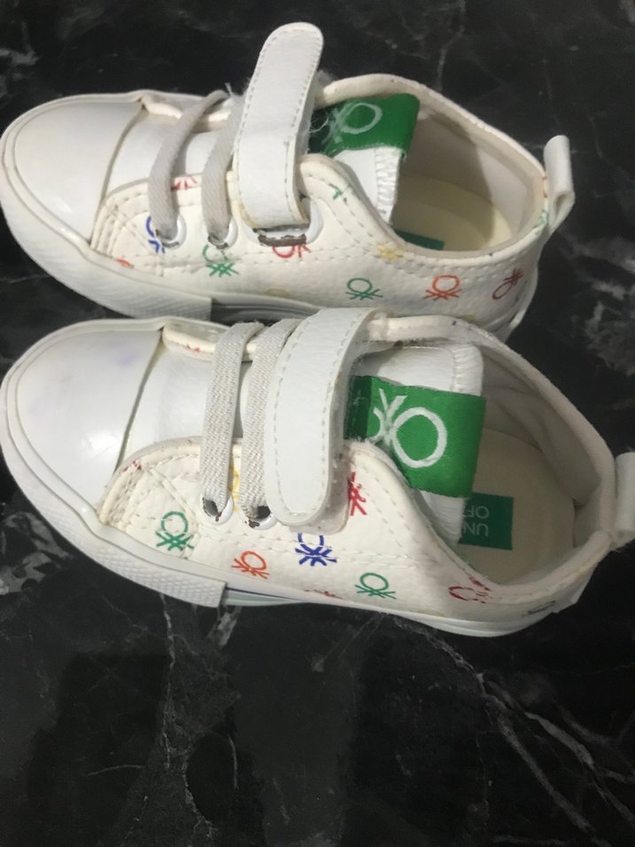 Renkli Baskılı Kız Çocuk Spor Ayakkabı - Görsel 2