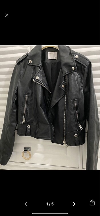Bershka deri ceket