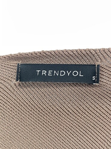 s Beden kahverengi Renk Trendyol & Milla Günlük Elbise %70 İndirimli.