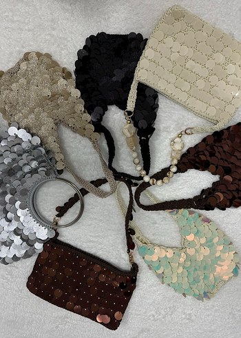 Pullu Şık Örgü Çanta Koleksiyonu - Görsel 6