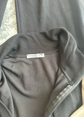Oysho Kahverengi Siyah Fermuarlı Kadın Eşofman Takımı