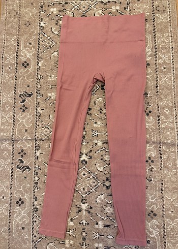 Stradivarius Pembe Uzun Kadın Tayt