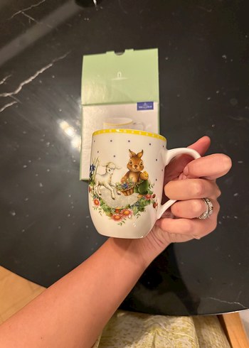 Beymen Villeroy & Boch Peter Rabbit Temalı Pastel Beyaz Kupa