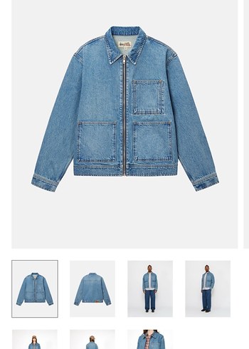 m Beden Stüssy Unisex Denim Ceket