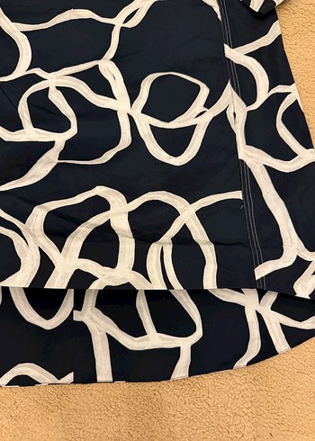 Cos Desenli Uzun Kollu Elbise - Görsel 4