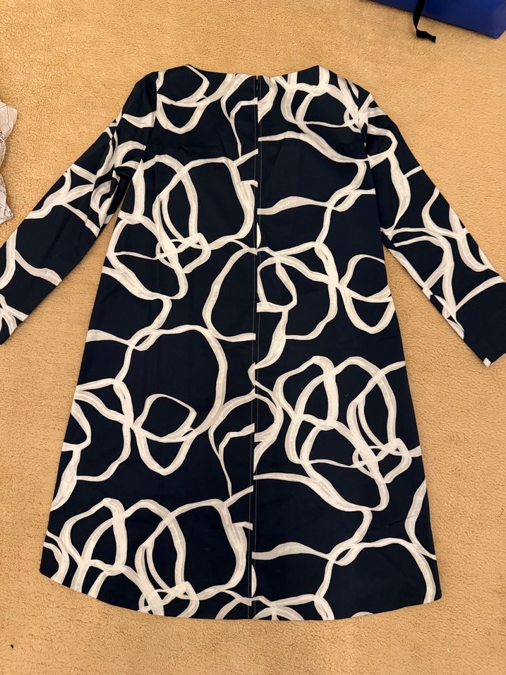 Cos Desenli Uzun Kollu Elbise - Görsel 5