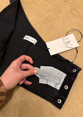 Zara Jean Siyah Tek Omuzlu Mini  Büstiyer - Görsel 4