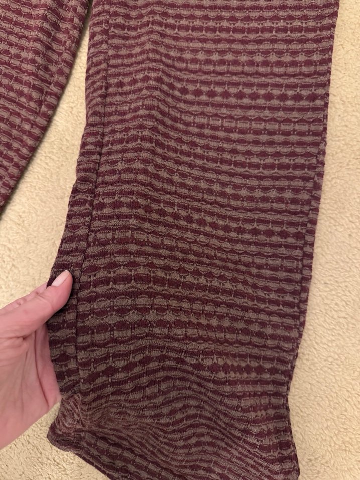 Zara Triko Örgü Kumaş Kadın Pantolon - Görsel 2