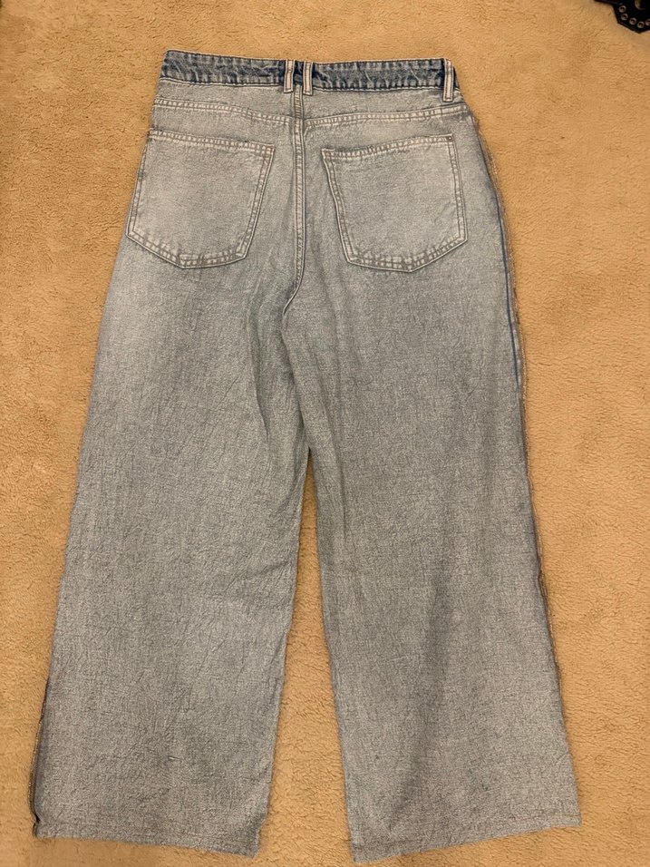 H&M Baggy Kadın Kot Pantolon - Görsel 4