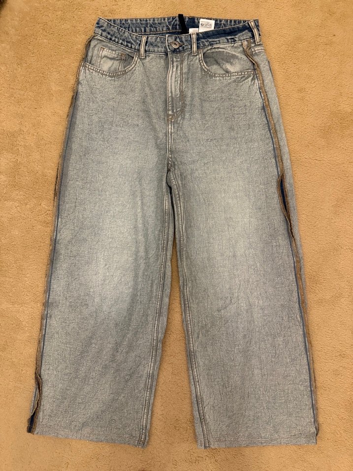 H&M Baggy Kadın Kot Pantolon - Görsel 3