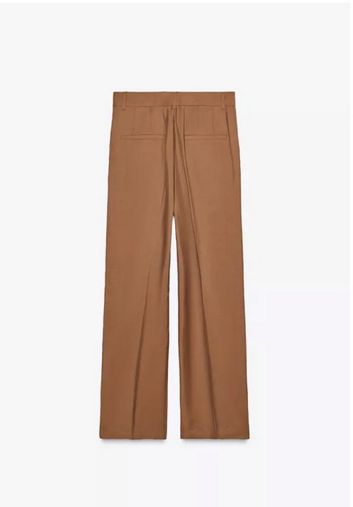 Zara Karamel Piliki Rahat Kesim Pantolon - Görsel 4