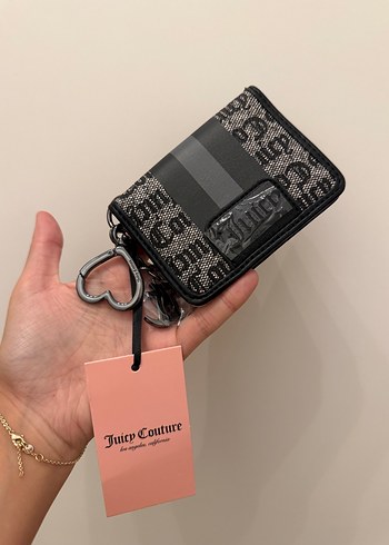 Juicy Couture Siyah Baskılı Suni Deri Cüzdan - Görsel 2