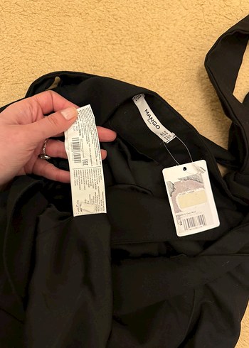 Mango Siyah Uzun Fırfırlı Etek - Görsel 2