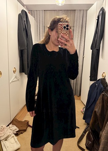 Joop! Uzun Kollu Kadife Midi Elbise - Görsel 5