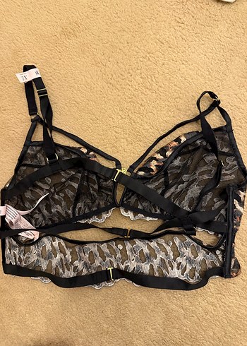 Victoris Secret Leopar Kahverengi Glamour Sütyen - Görsel 7