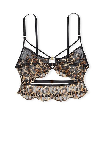 Victoris Secret Leopar Kahverengi Glamour Sütyen - Görsel 3