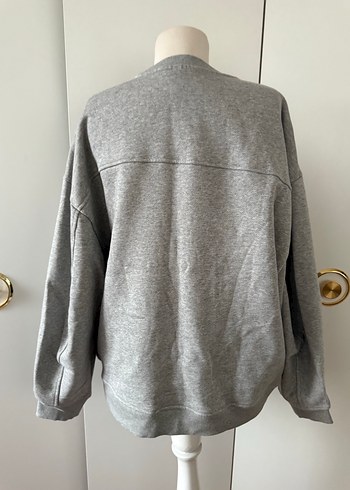 &Other Stories Gri Oversize Kadın Sweatshirt - Görsel 2