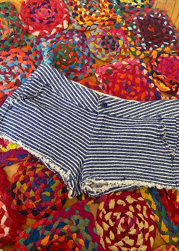 Calzedonia Çizgili Mini Şort Kadın