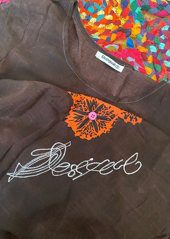 Desigual Desigual Uzun Kollu Baskılı Kadın Elbise