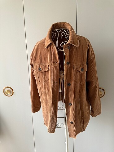 Zara fitilli kadife ceket - Görsel 2