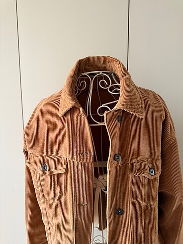 Zara fitilli kadife ceket - Görsel 4