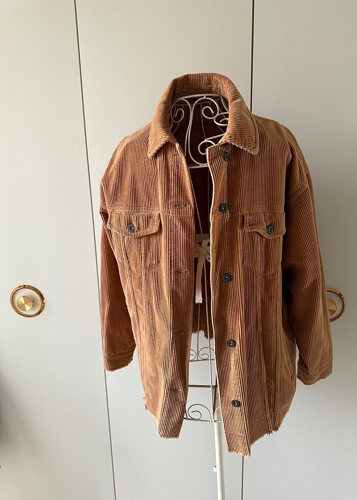 Zara fitilli kadife ceket - Görsel 2