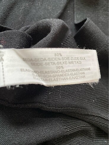 m Beden siyah Renk Massimo Dutti ipek bluz