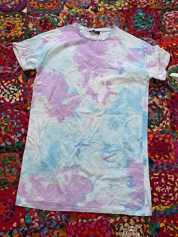 Bershka batikli elbise