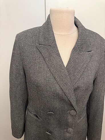 40 Beden Koton kurvaze blazer ceket
