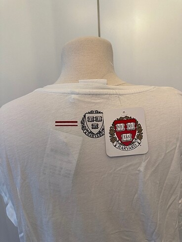 l Beden beyaz Renk Harvard tshirt