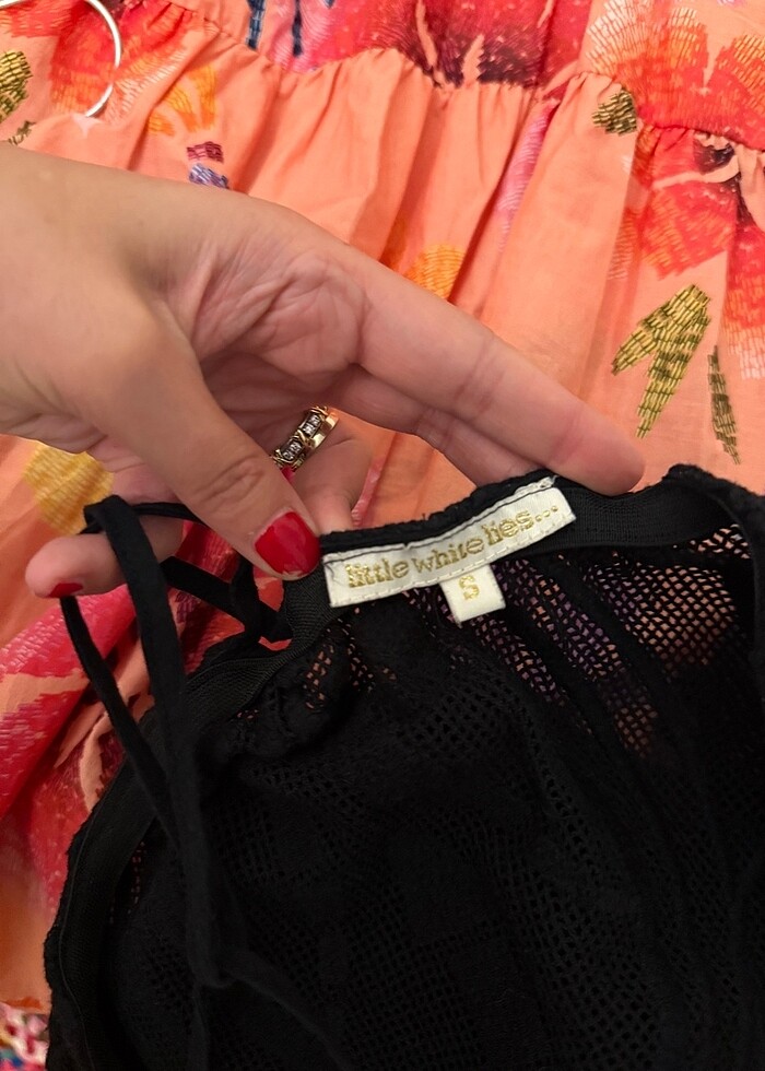 Little white lies london plaj elbisesi - Görsel 4