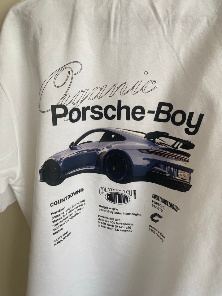 Countdown Porsche Boy T Shirt - Görsel 5