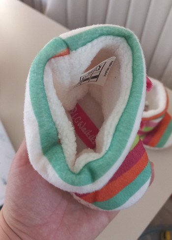 Renkli Bağcıklı Kız Çocuk Ev Terliği - Görsel 6