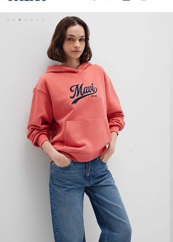 Mavi Jeans Yeni Sezon Kapüşonlu Sweatshirt