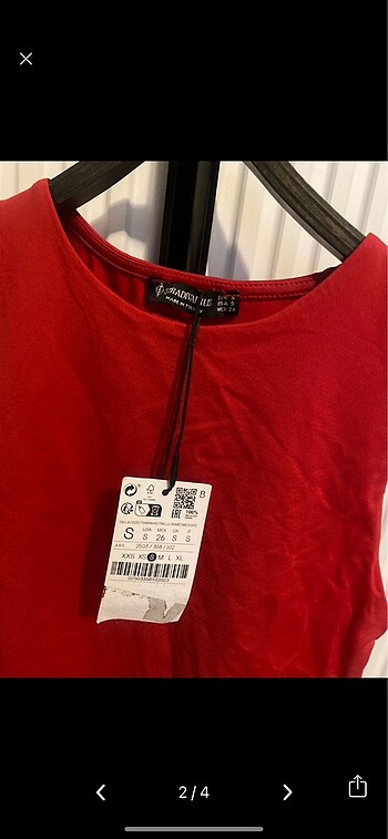 Stradivarius Stradivarius Kırmızı Atlet Askılı Bodysuit