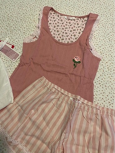 Penti Penti Özel Kese Çantalı Şortlu Pijama Takımı