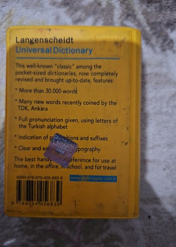 Langenscheidt Universal İngilizce-Türkçe Sözlük - Görsel 2