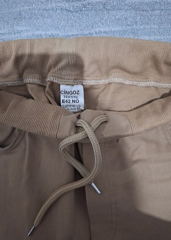 Bej Unisex Okul Pantolonu - Görsel 3