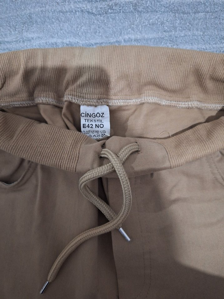 Bej Unisex Okul Pantolonu - Görsel 3