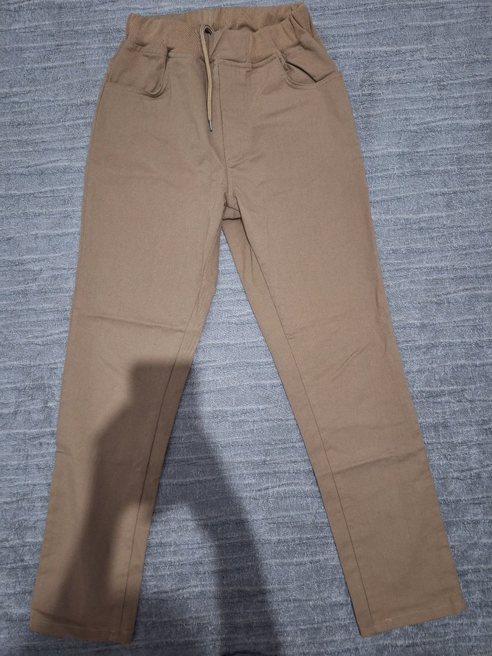 Bej Unisex Okul Pantolonu - Görsel 2